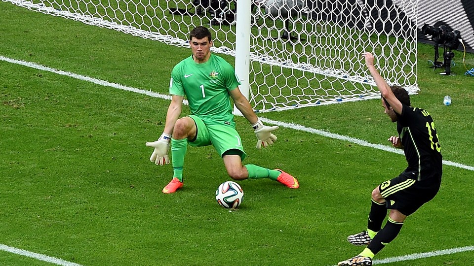 خوان ماتا|استرالیا 0-3 اسپانیا / مرحله گروهی جام جهانی