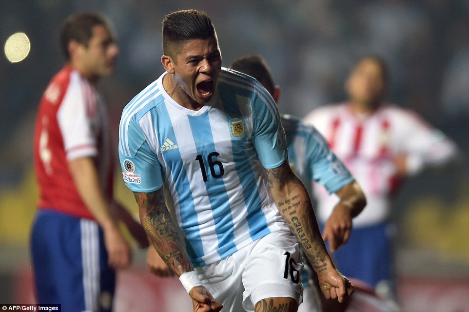 مارکوس روخو|آرژانتین 6 - 1 پاراگوئه /  کوپا آمریکا 2015