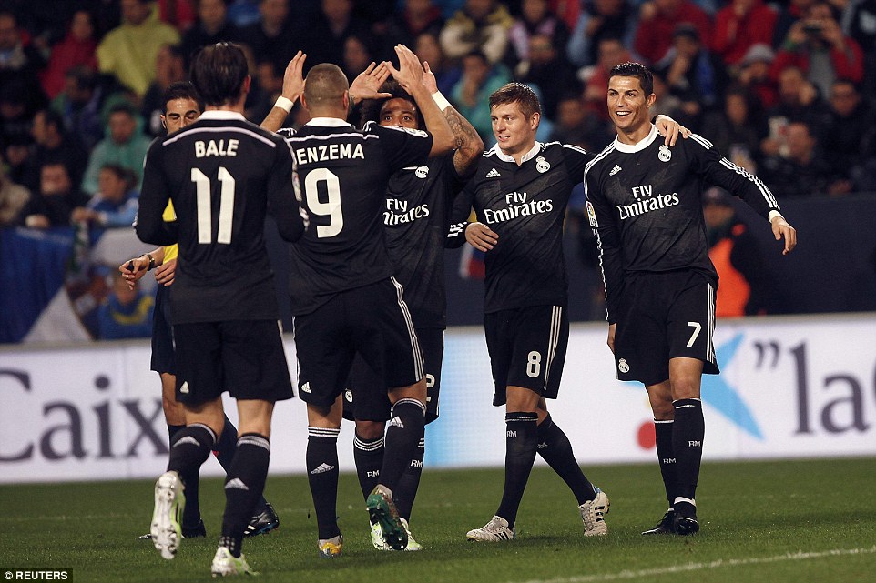 کریم بنزما|مالاگا 1 - 2 رئال مادرید / لالیگا