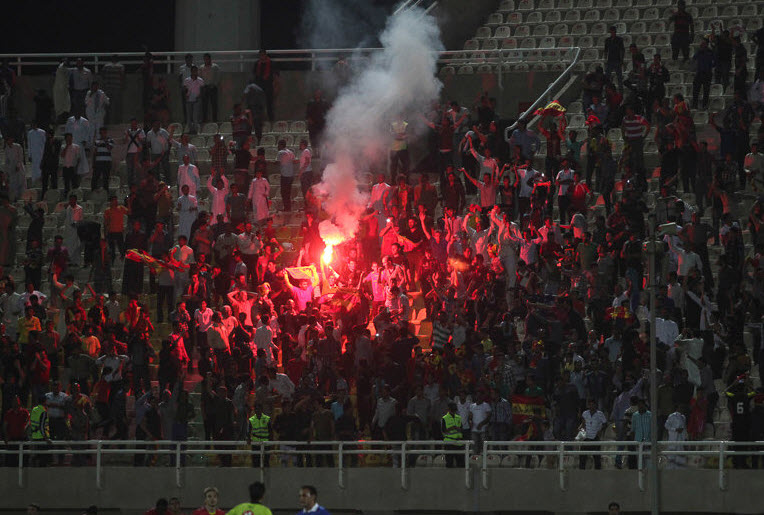 شادی هواداران فولاد|فولاد خوزستان 2 - 1 استقلال تهران / لیگ برتر
