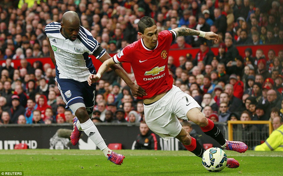 آنخل دی ماریا|منچستر یونایتد 0 - 1 وست برومویچ / لیگ برتر