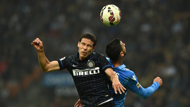 هرنانز - میگل  بریتوس|اینتر میلان 2 - 2 ناپولی / سری آ