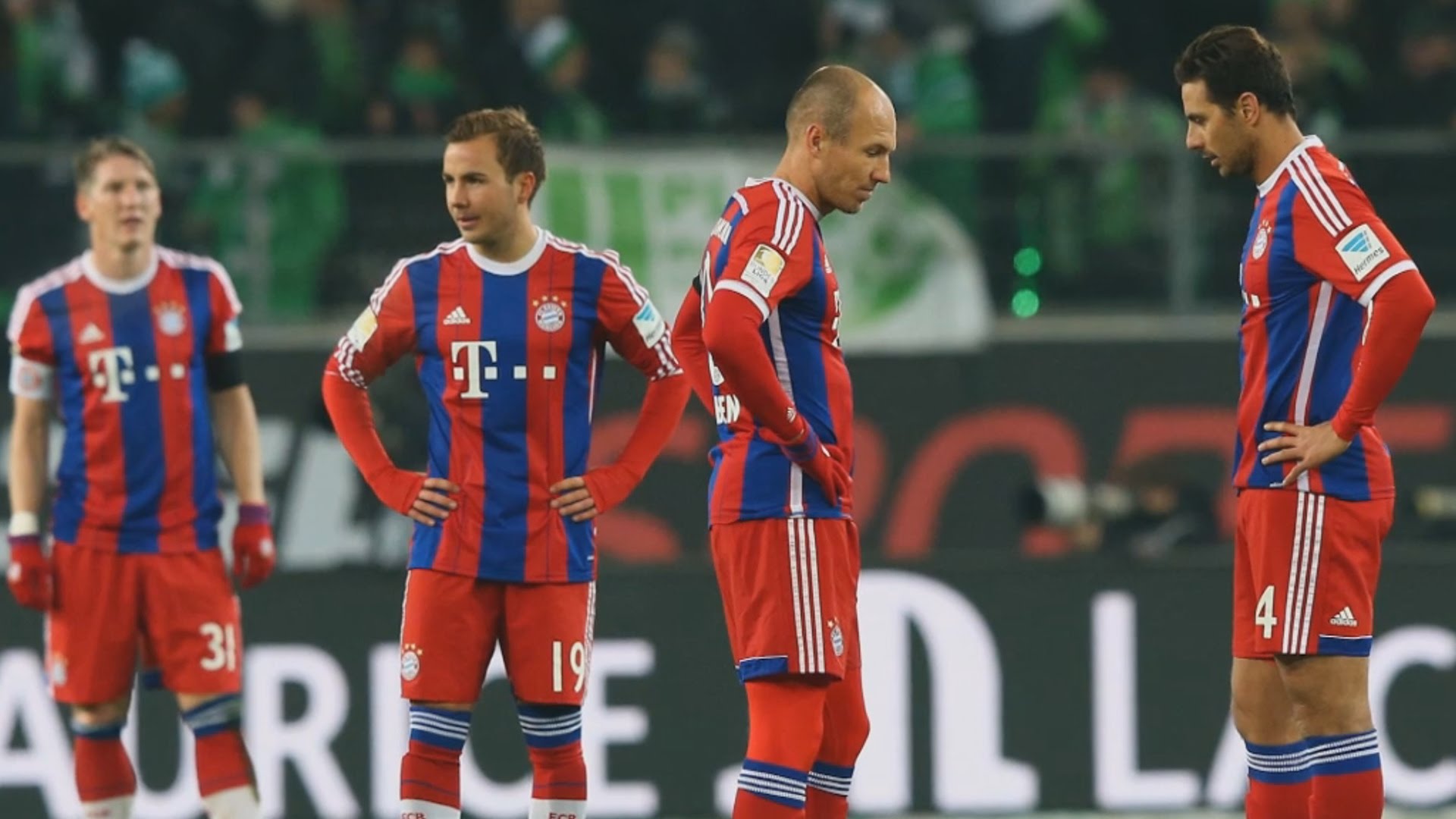 عکس العمل بازیکنان بایرن|بایرن مونیخ 1 - 1 شالکه / بوندسلیگا