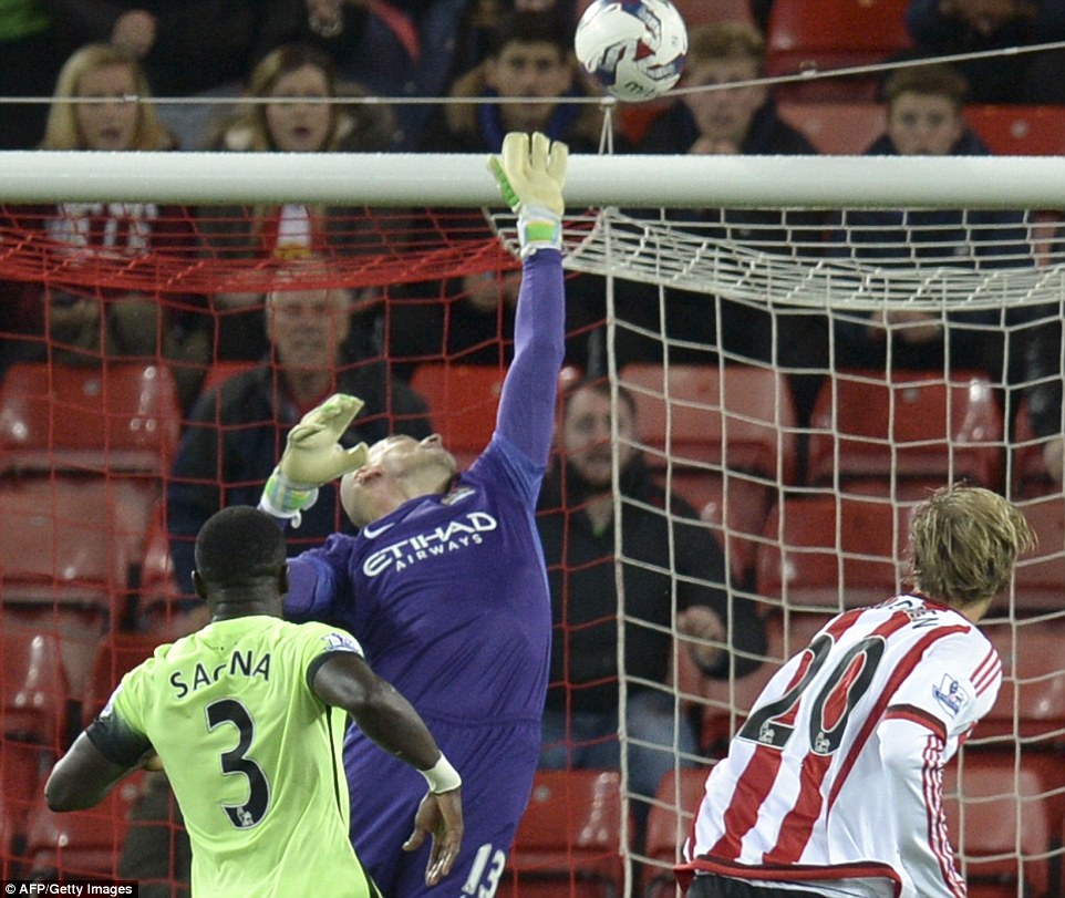 ویلی کابالرو|ساندرلند 1 - 4 منچستر سیتی / جام اتحادیه