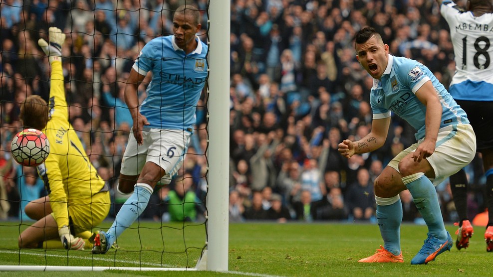 سرخیو آگوئرو|منچستر سیتی 6 - 1 نیوکاسل / لیگ جزیره