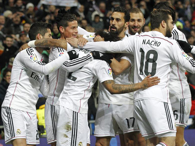 شادی بازیکنان رئال|رئال مادرید 2 - 1 سه ویا / لالیگا