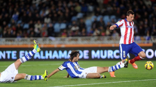 ماريو ماندزوکیچ|رئال سوسیداد 2 - 1 اتلتیکو مادرید / لالیگا