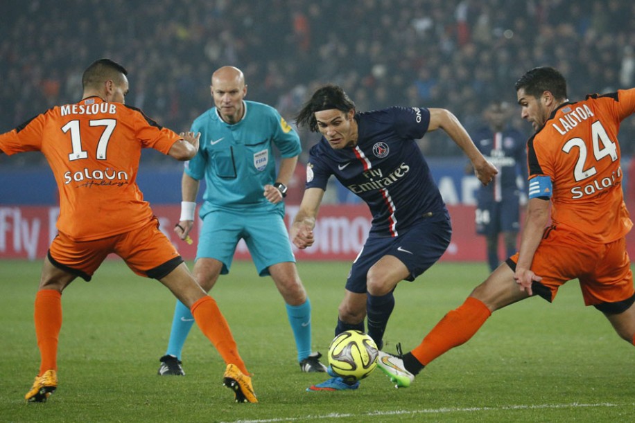 ادینسون کاوانی|پاریس سن ژرمن 3 - 1 لورين / لوشامپونه