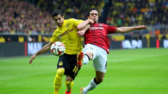 هنريخ مخیتاریان|دورتموند 0 - 1 هانوفر / بوندسلیگا