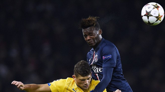 كريستوف باهبک|پاریس سن ژرمن 1 - 0 آپوئل / لیگ قهرمانان