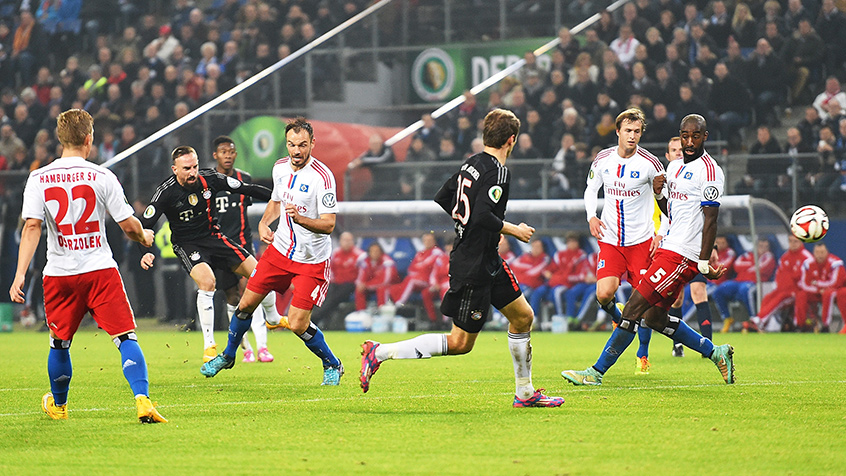 فرانک ريبری|هامبورگ 1 - 3 بایرن مونیخ / جام حذفی