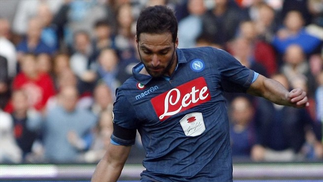 گونزالو ایگواین|ناپولی 3 - 3 کالیاری / سری آ