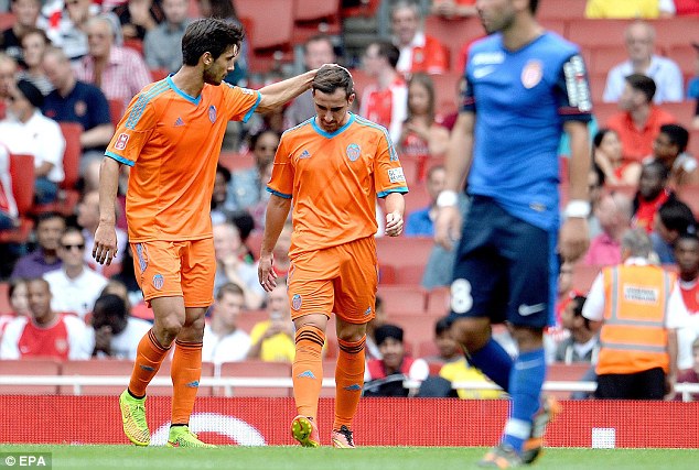 الکاسر|والنسیا 2-2 موناکو / دیدار دوستانه