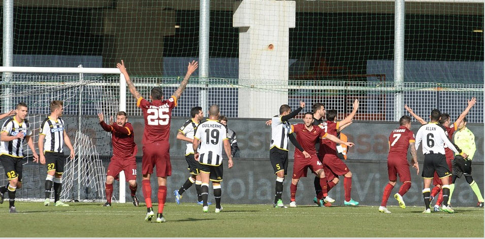 عکس العمل بازیکن رم|اودینزه 0 - 1 رم / سری آ