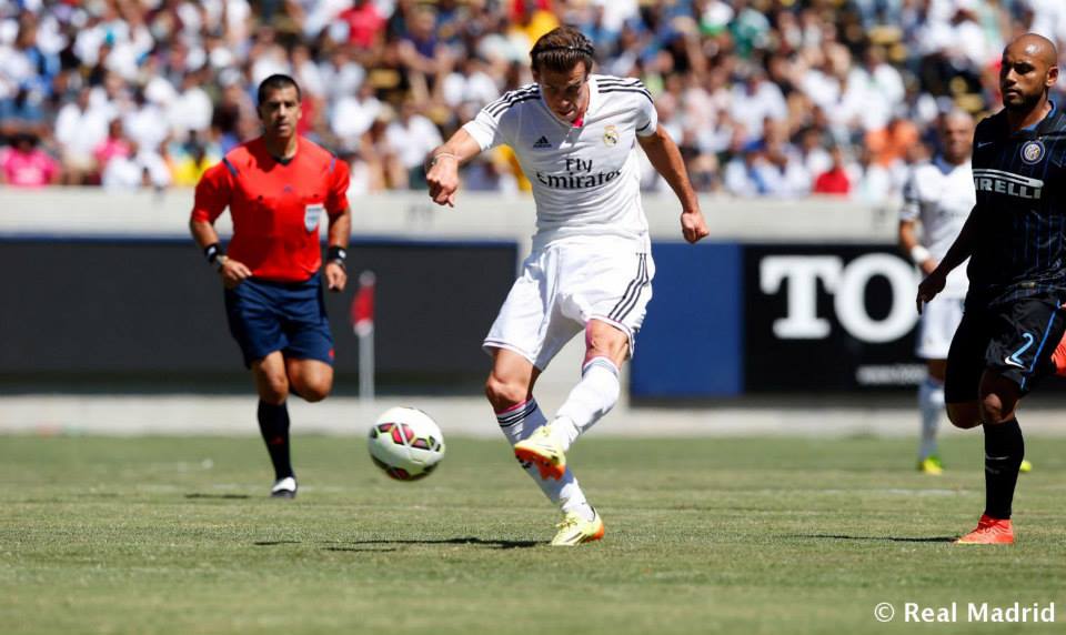 گرت بیل|اینترمیلان 1-1 رئال مادرید / جام گینس