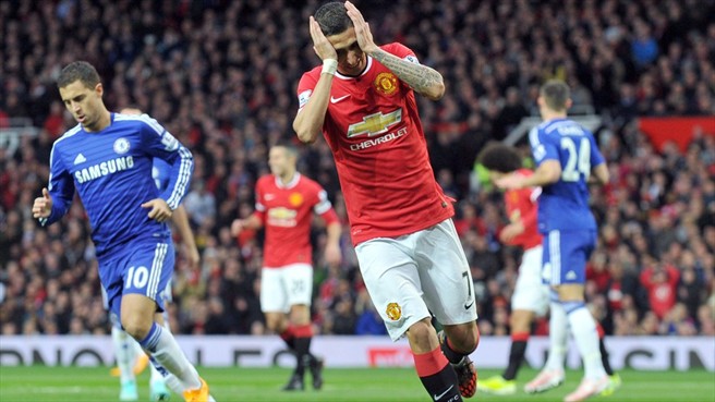 آنخل  دی ماریا|منچستر یونایتد 1 - 1 چلسی / لیگ جزیره