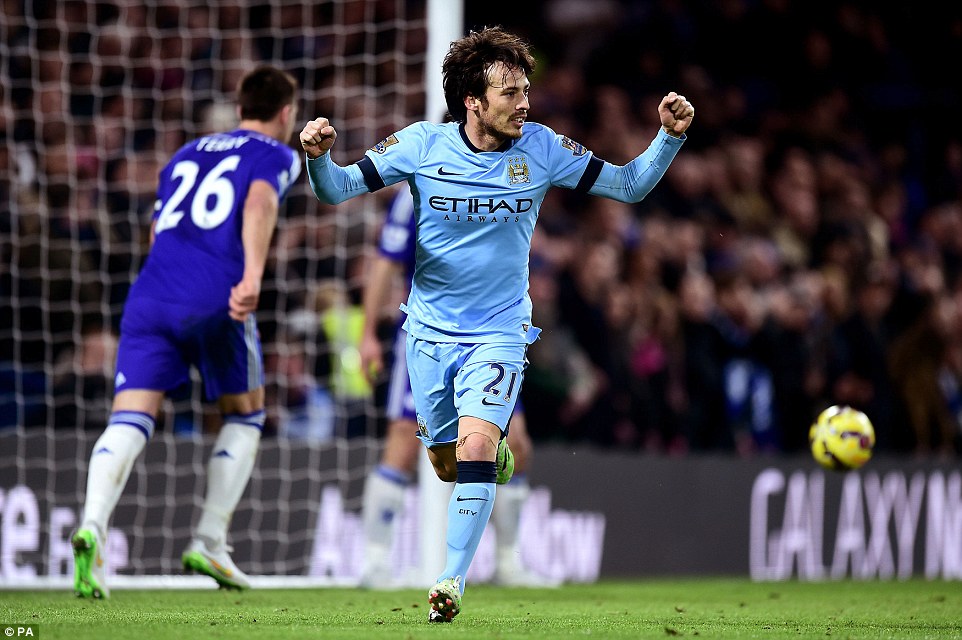 داوید سیلوا|چلسی 1 - 1 منچستر سیتی / لیگ جزیره