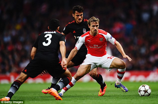 ایگناسیو مونرئال|آرسنال 1-0 بشیکتاش /  پلی آف لیگ قهرمانان اروپا