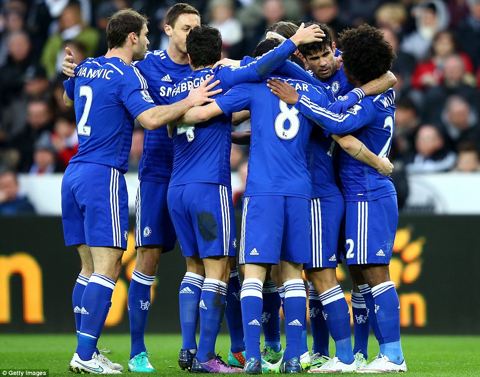 شادی آبی های لندن|سوانسی 0 - 5 چلسی / لیگ انگلستان