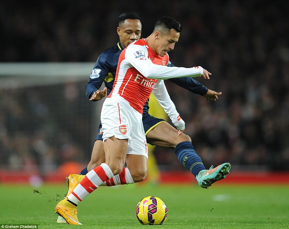 الکسیس سانچز|آرسنال 1 - 0 ساوتهمپتون / لیگ جزیره