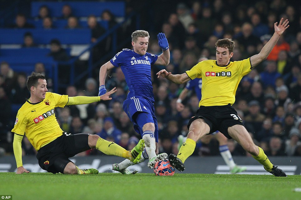 آندره شورله|چلسی 3 - 0 واتفورد / لیگ جزیره