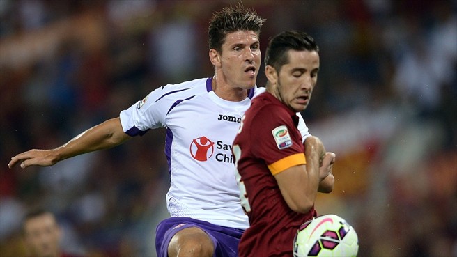 ماریو گومز|آ اس رم 2-0 فیورنتینا / سری آ