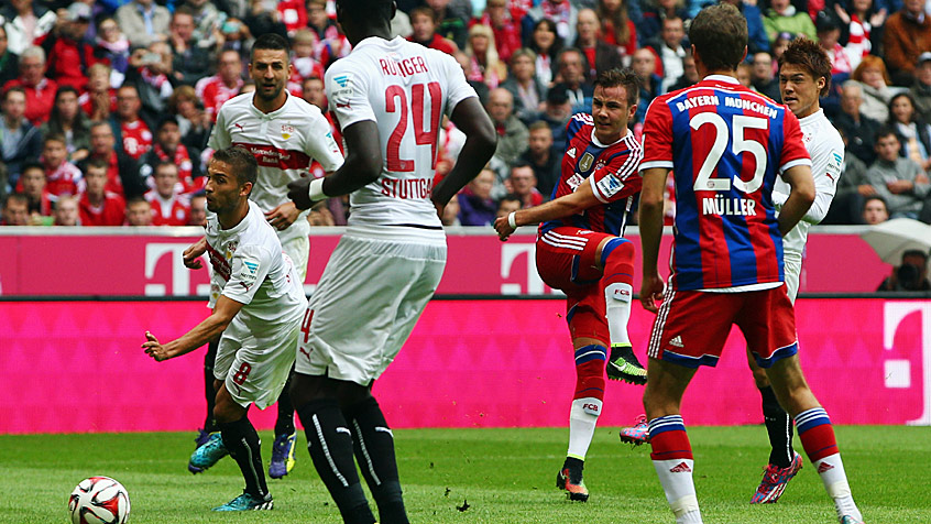 ماریو گوتزه|بایرن مونیخ ۲ - 0 اشتوتگارت/ بوندسلیگا