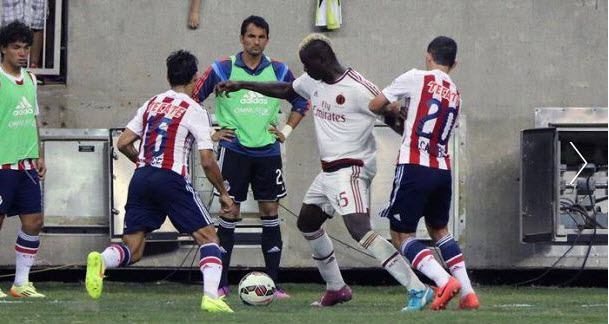 ماریو باروواه بالوتلی|آث میلان 3-0 گوادالاراخا مکزیک / دیدار دوستانه