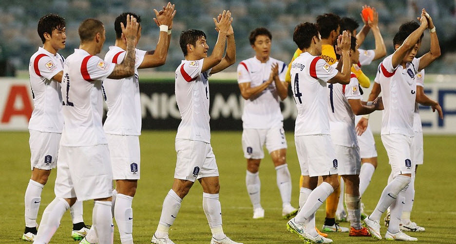 شادمانی بازیکنان کره|کویت 0 - 1 کره جنوبی / جام ملت های آسیا