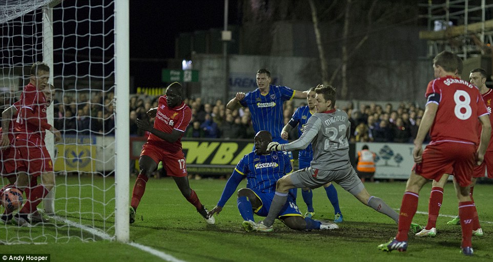 لحظه باز شدن دروازه لیورپول|اِی اِف سی ویمبلدون 1 - 2 لیورپول / جام حذفی