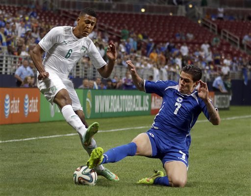 بوسنی و هرزگوین - ساحل عاج|بوسنی 2-1 ساحل عاج