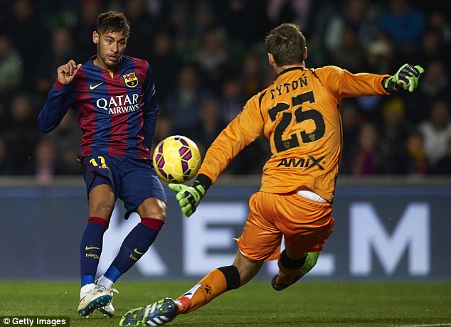 نیمار|اِلچه 0 - 6 بارسلونا / لالیگا