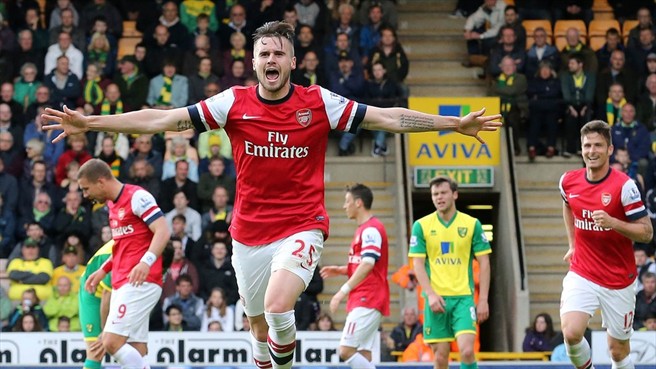 كارل جنكینسون|نوریچ 0-2 آرسنال