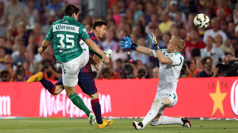 لیونل آندره مسی|بارسلونا 6-0 لئون / دیدار دوستانه