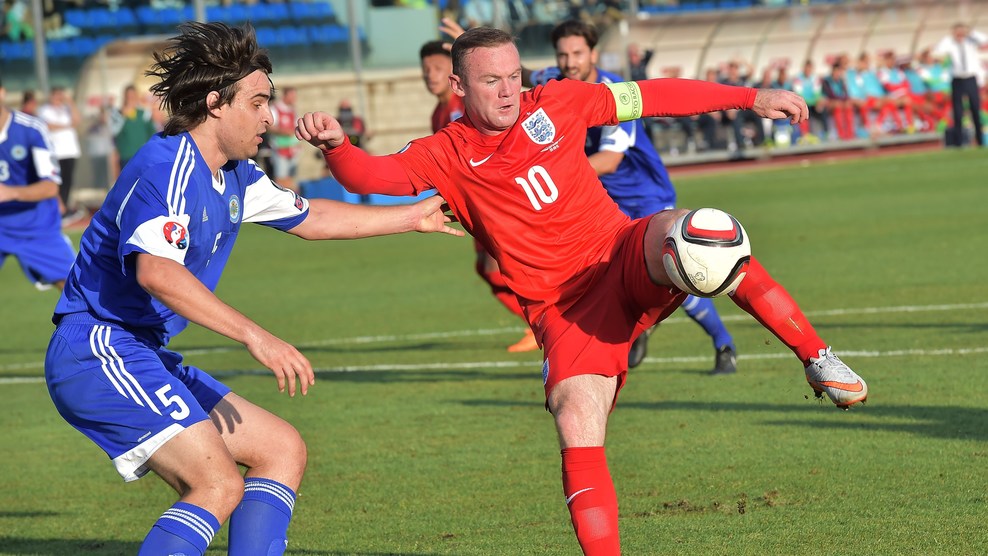 وین رونی|سان مارینو 0 - 6 انگلستان / مقدماتی یورو 2016