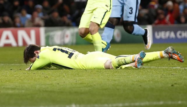 لیونل مسی|منچستر سیتی 1 - 2 بارسلونا / لیگ قهرمانان