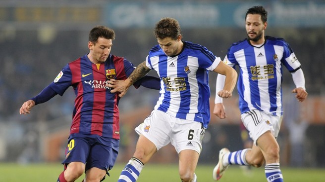 لیونل مسی|رئال سوسیداد 1 - 0 بارسلونا / لالیگا