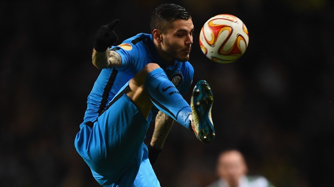 مائورو ایکاردی|سلتيک 3 - 3 اینترمیلان / لیگ اروپا