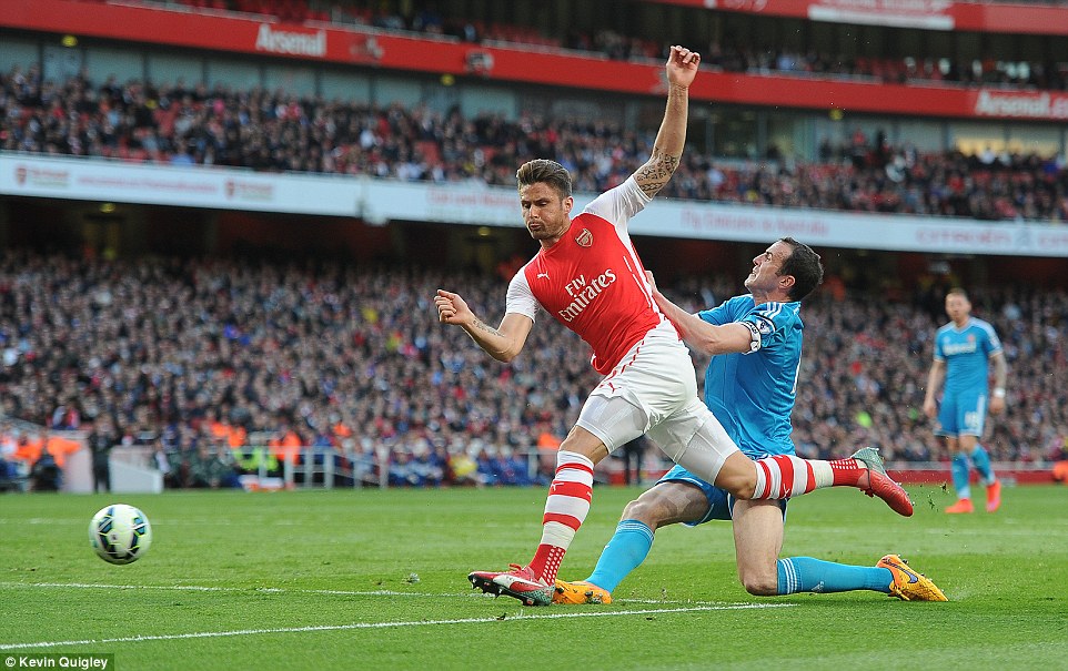 اليوير ژیرود|آرسنال 0 - 0 ساندرلند / لیگ جزیره