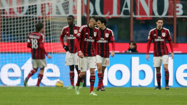 عکس العمل بازیکنان میلان|میلان 1 - 2 ساسوئولو / سری آ