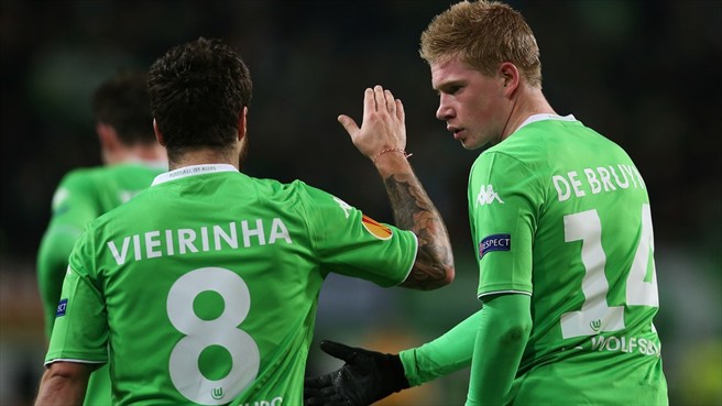 کوین دی بروین|وولفسبورگ 3 - 1 اینترمیلان / لیگ اروپا