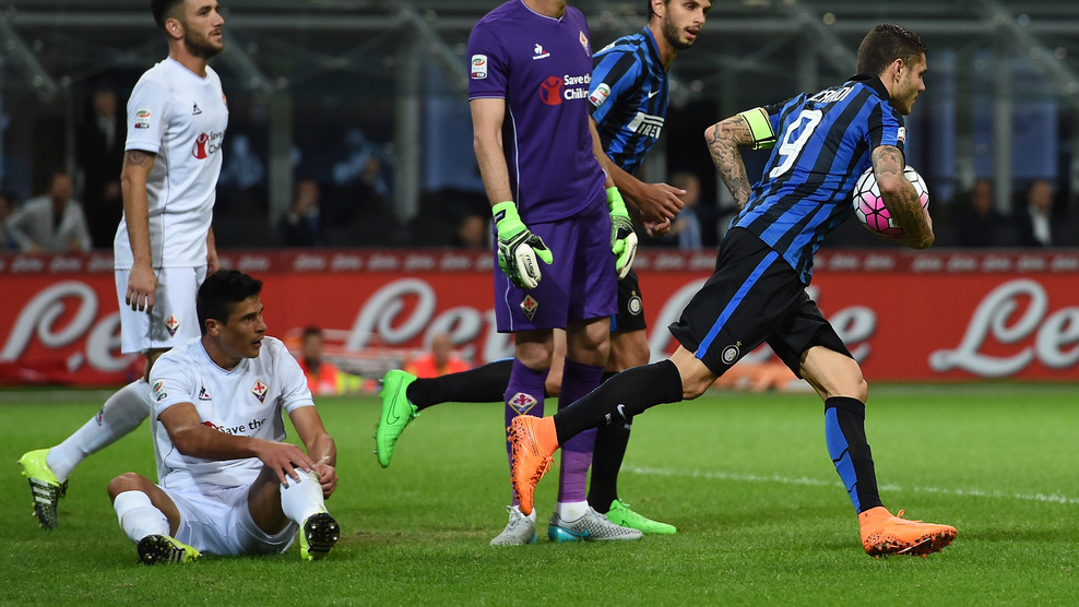 مائورو ایکاردی|اینترمیلان 1 - 4 فیورنتینا / سری آ