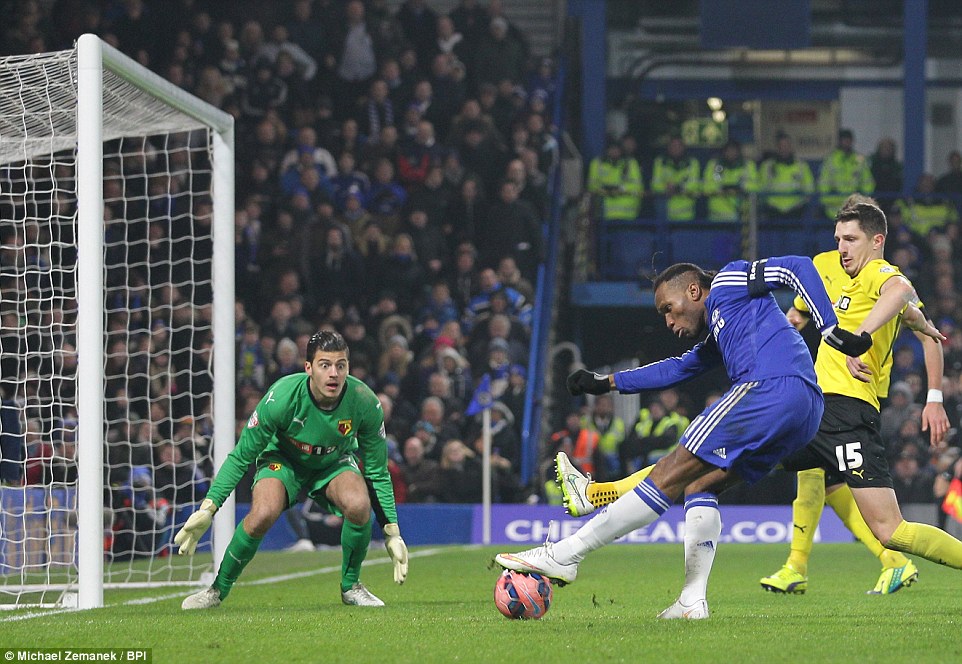 ديديه دروگبا|چلسی 3 - 0 واتفورد / لیگ جزیره