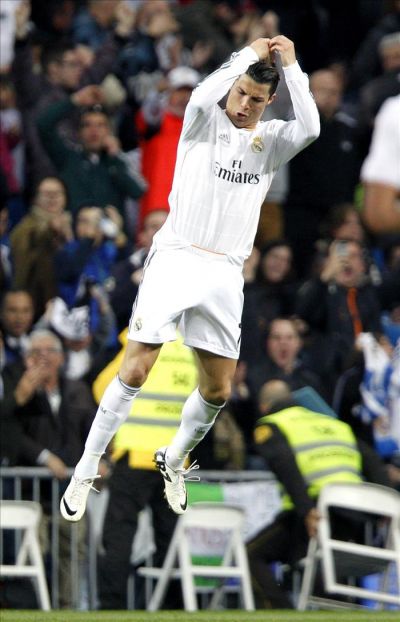 کریستیانو رونالدو|پس از زدن دوگل کریس سر از پا نمی شناخت