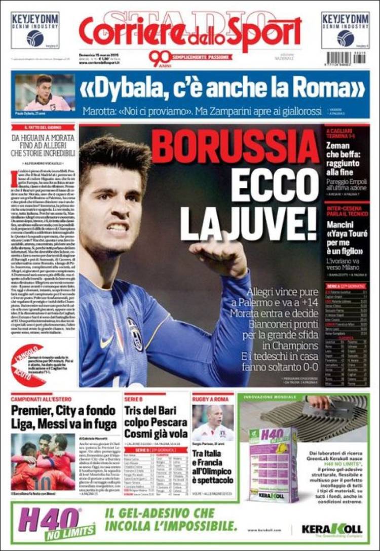 کوریه‌ره دلو اسپورت