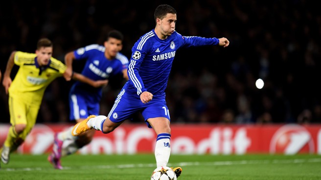 ادن هازرد|چلسی 6 - 0 ماریبور / لیگ قهرمانان