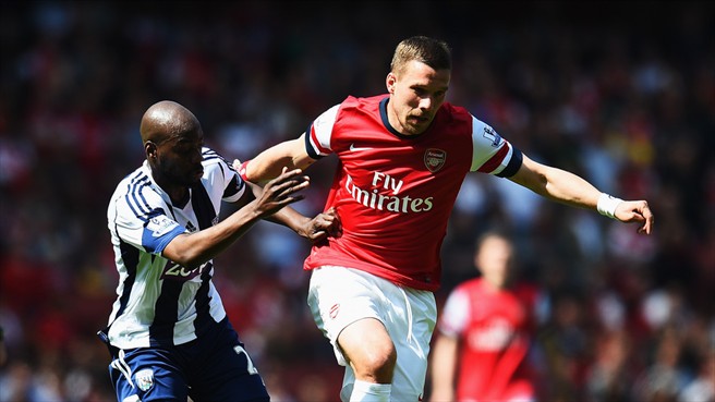 لوكاس پودولوسكي -  مولومبو|تلاش های لوکاس پودولسکی برای گلزنی بی نتیجه بود