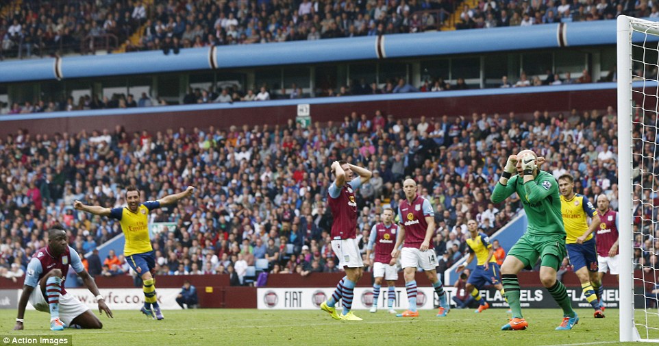 علی سیسوخو|آستون‌ویلا  0-3 آرسنال / لیگ جزیره