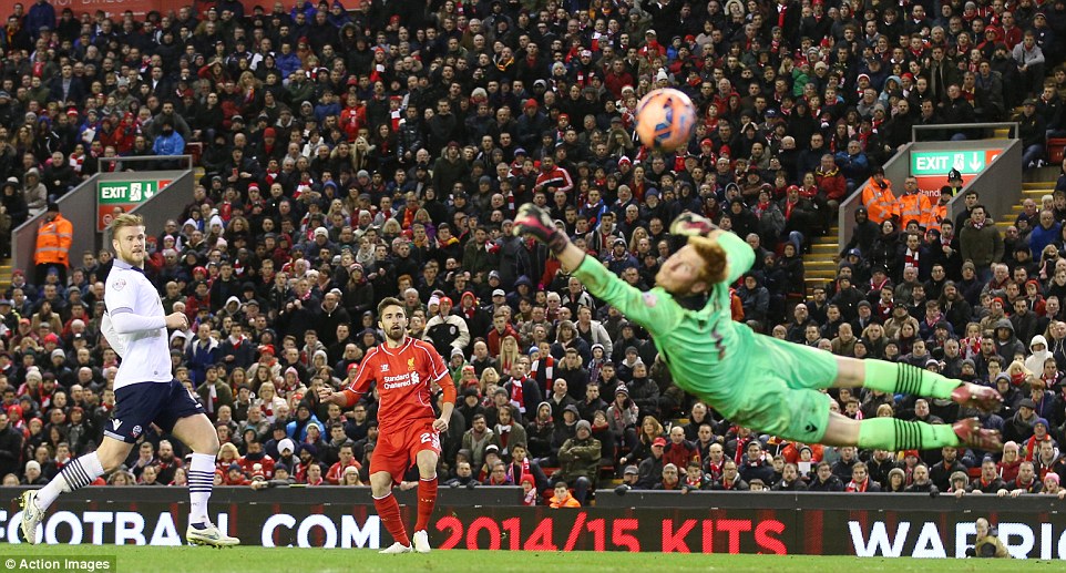 فابیو بورینی|لیورپول 0 - 0 بولتون / جام حذفی