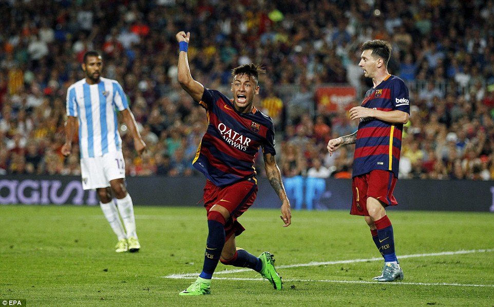 نیمار|بارسلونا 1 - 0 مالاگا / لالیگا